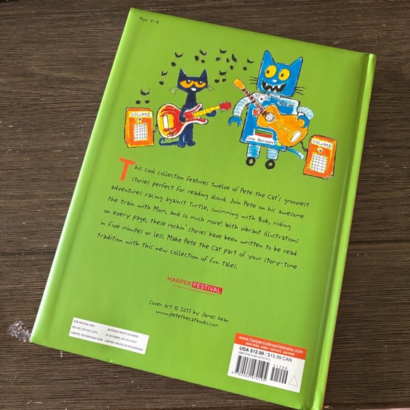 Pete the Cat 5-Minute Stories Book hardback cover - Picture 3 of 3